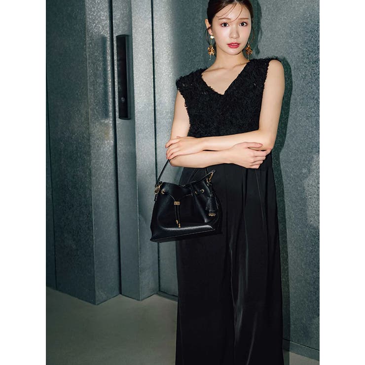 チュールフリルドッキングロンパース | MERCURYDUO | 詳細画像3 