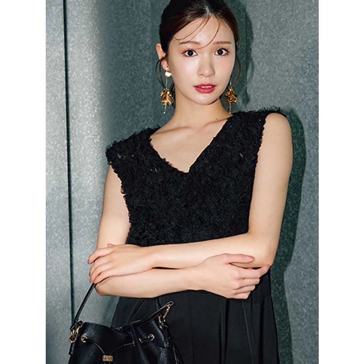 チュールフリルドッキングロンパース | MERCURYDUO | 詳細画像5 