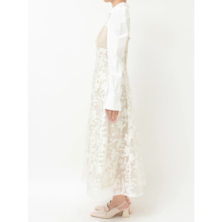 アシメビスチェドッキングパワショルシャツワンピース | MERCURYDUO | 詳細画像20 