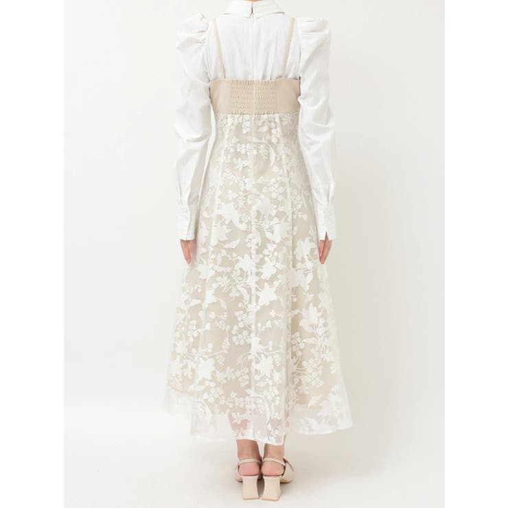 アシメビスチェドッキングパワショルシャツワンピース | MERCURYDUO | 詳細画像21 