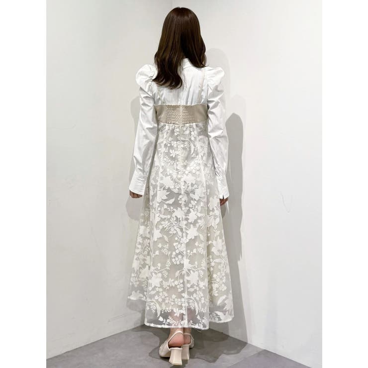 アシメビスチェドッキングパワショルシャツワンピース | MERCURYDUO | 詳細画像32 