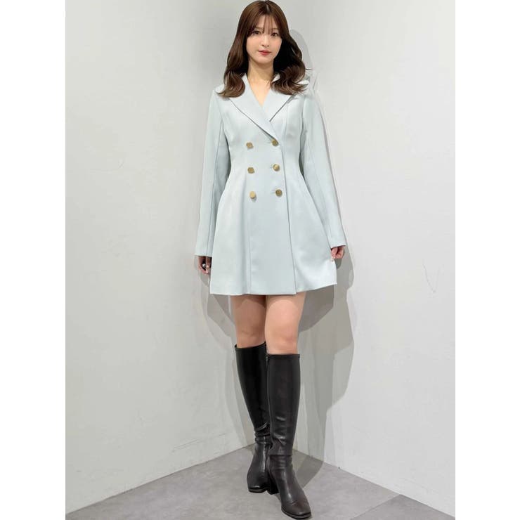 2WAYフィット&フレアジャケットワンピース | MERCURYDUO | 詳細画像16 