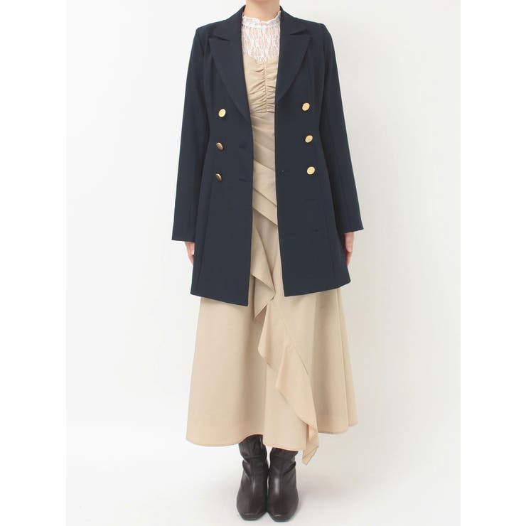 2WAYフィット&フレアジャケットワンピース | MERCURYDUO | 詳細画像29 