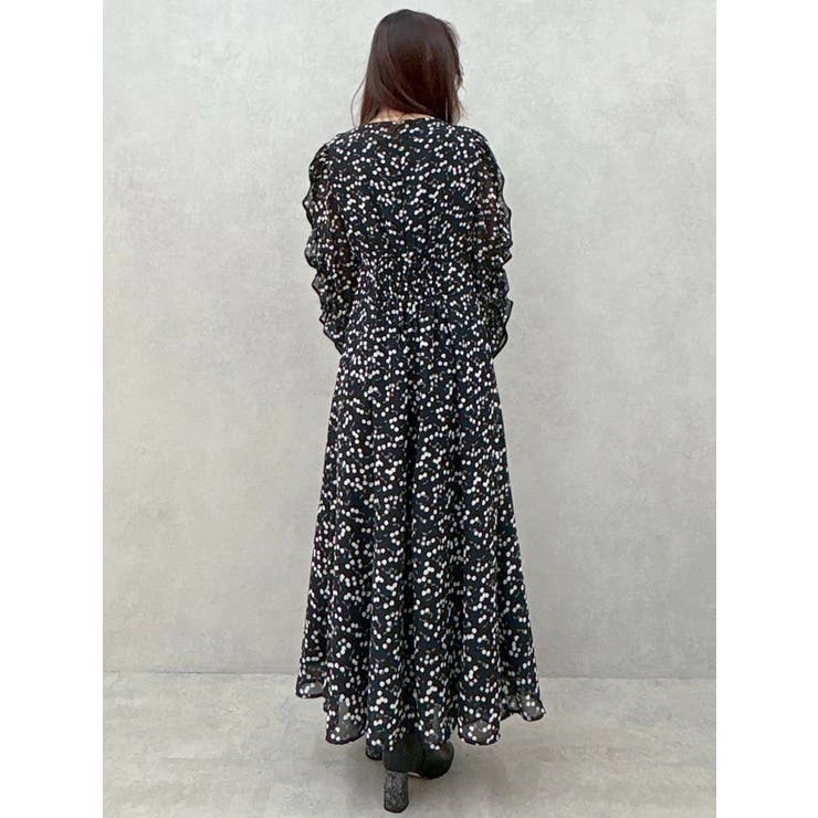 ダブルラッフルバイカラーパイピングワンピース | MERCURYDUO | 詳細画像10 