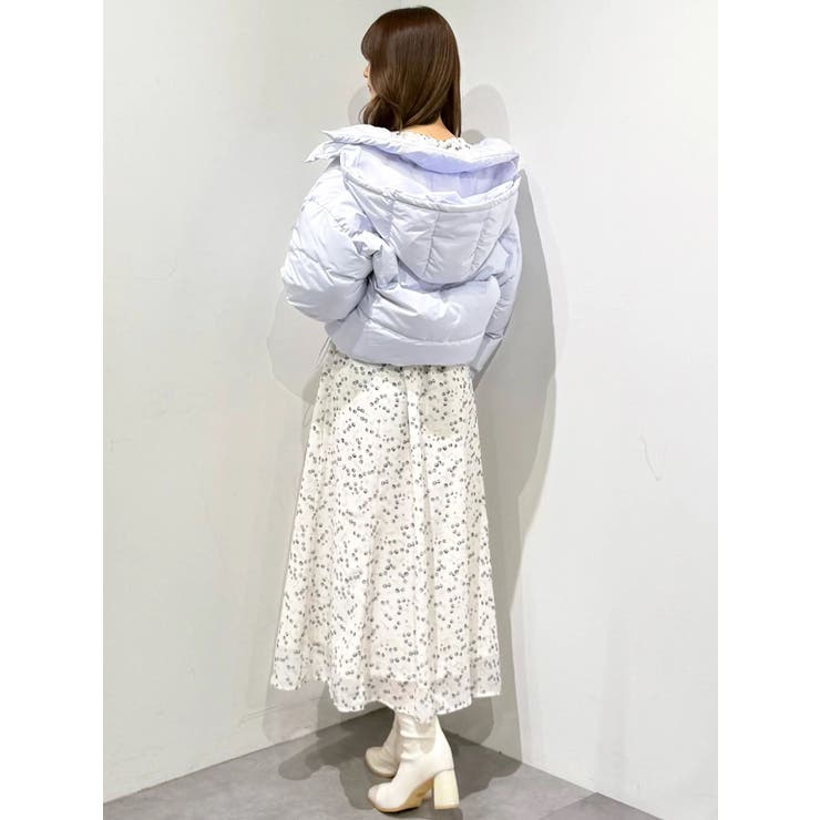 ダブルラッフルバイカラーパイピングワンピース | MERCURYDUO | 詳細画像20 