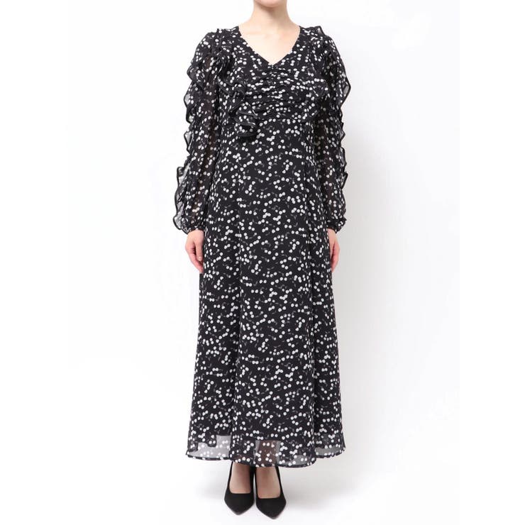 ダブルラッフルバイカラーパイピングワンピース | MERCURYDUO | 詳細画像22 