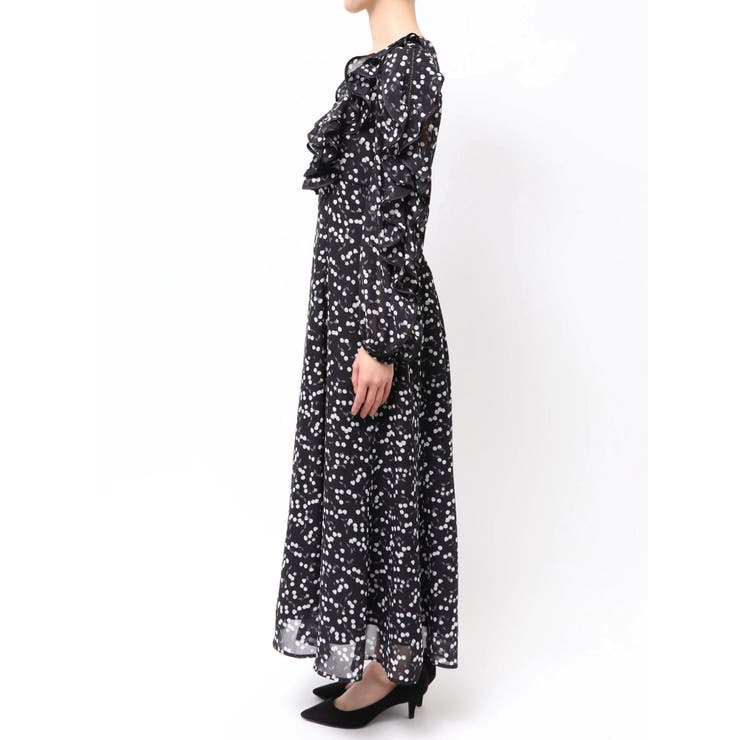 ダブルラッフルバイカラーパイピングワンピース | MERCURYDUO | 詳細画像23 