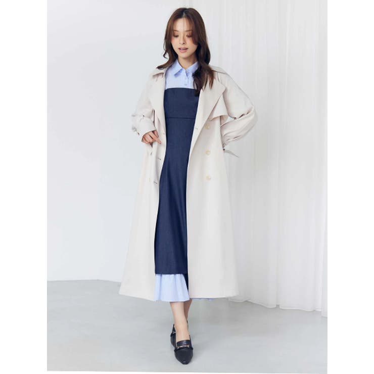 シャツドッキングベアワンピース | MERCURYDUO | 詳細画像10 