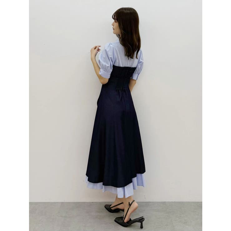 シャツドッキングベアワンピース | MERCURYDUO | 詳細画像16 