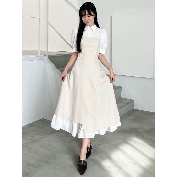 シャツドッキングベアワンピース | MERCURYDUO | 詳細画像17 