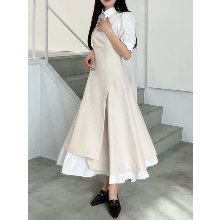 シャツドッキングベアワンピース | MERCURYDUO | 詳細画像19 