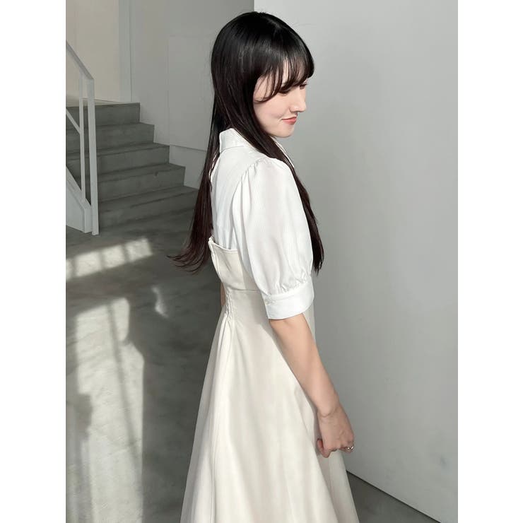 シャツドッキングベアワンピース | MERCURYDUO | 詳細画像21 