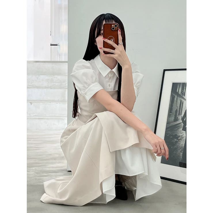 シャツドッキングベアワンピース | MERCURYDUO | 詳細画像22 