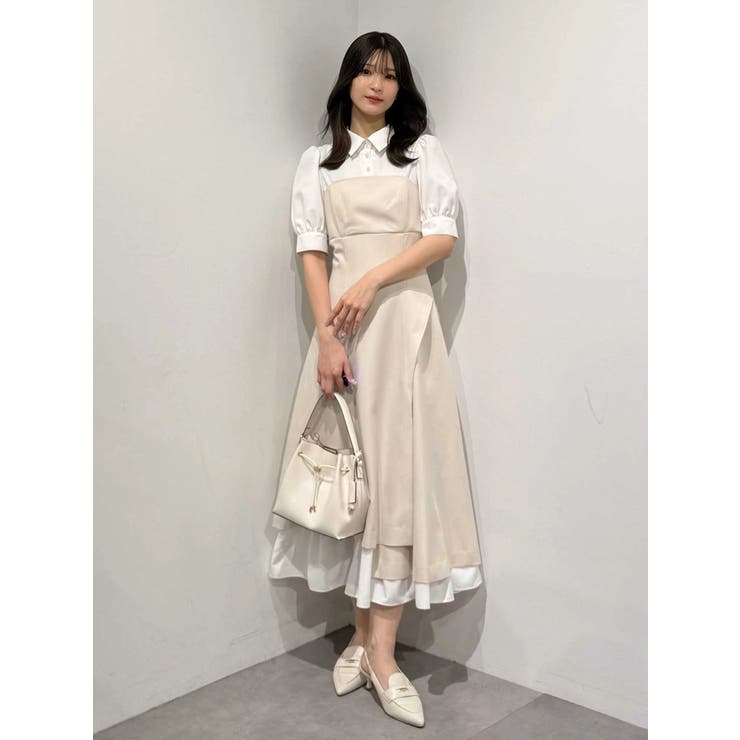 シャツドッキングベアワンピース | MERCURYDUO | 詳細画像27 