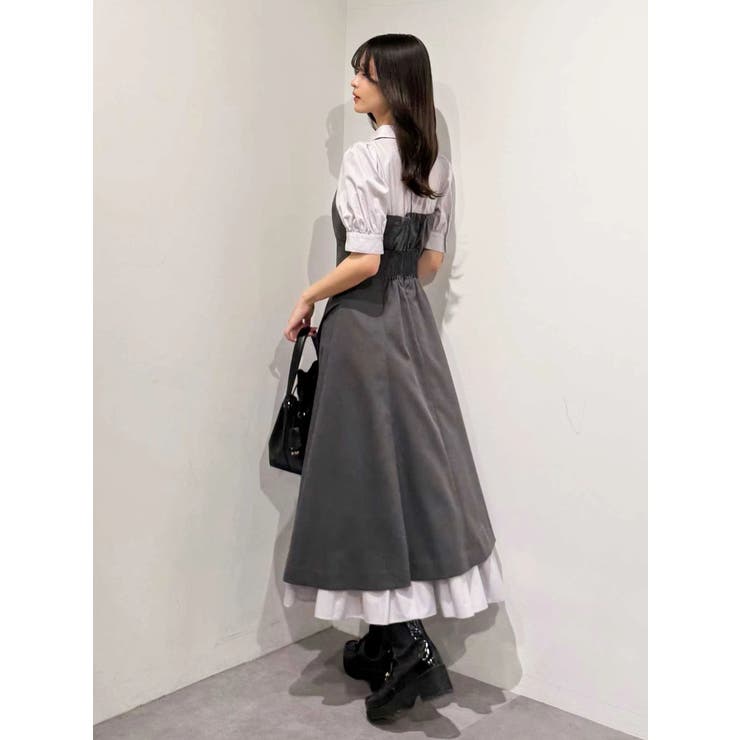 シャツドッキングベアワンピース | MERCURYDUO | 詳細画像33 