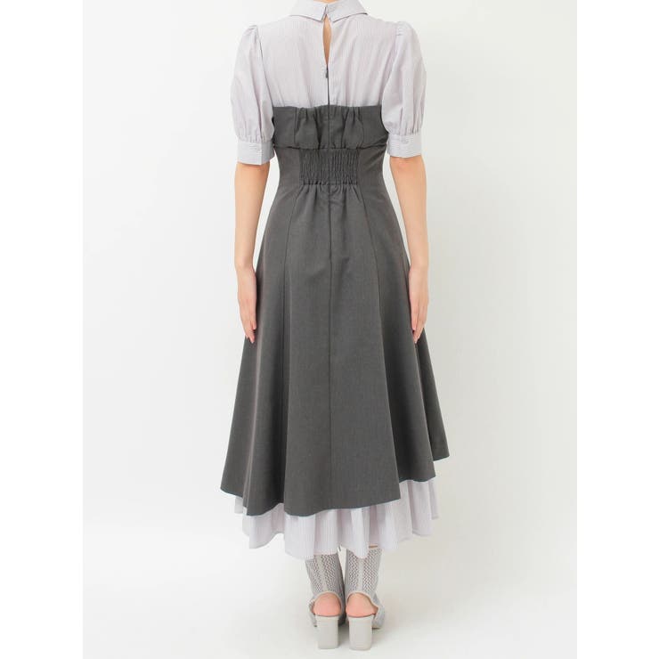 シャツドッキングベアワンピース | MERCURYDUO | 詳細画像37 