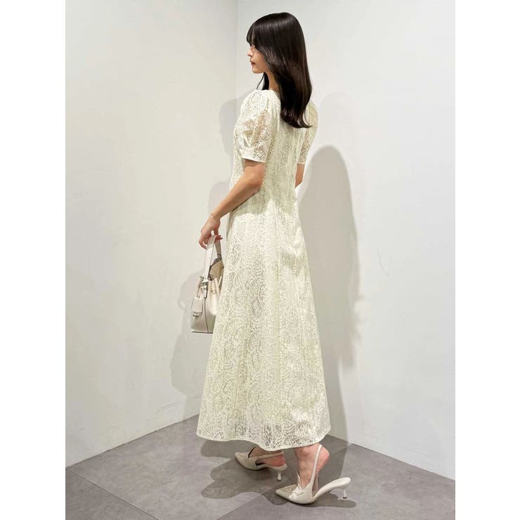 レースパイピングロングワンピース | MERCURYDUO | 詳細画像29 