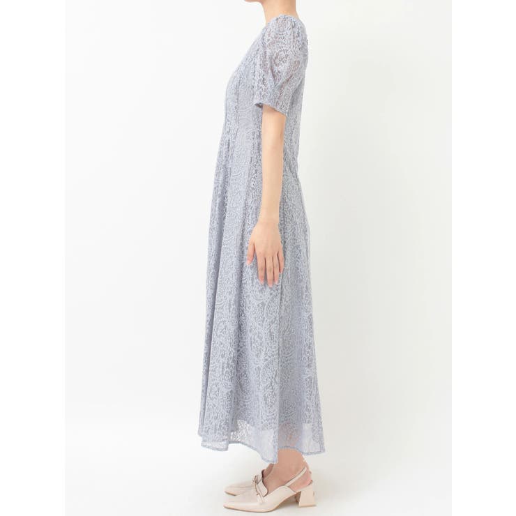レースパイピングロングワンピース | MERCURYDUO | 詳細画像33 