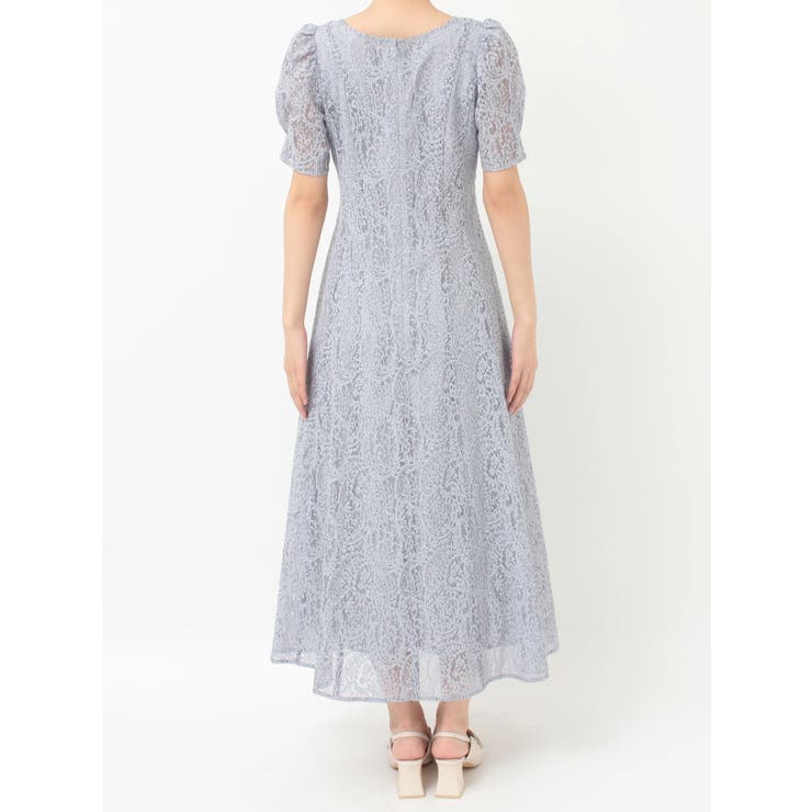 レースパイピングロングワンピース | MERCURYDUO | 詳細画像34 