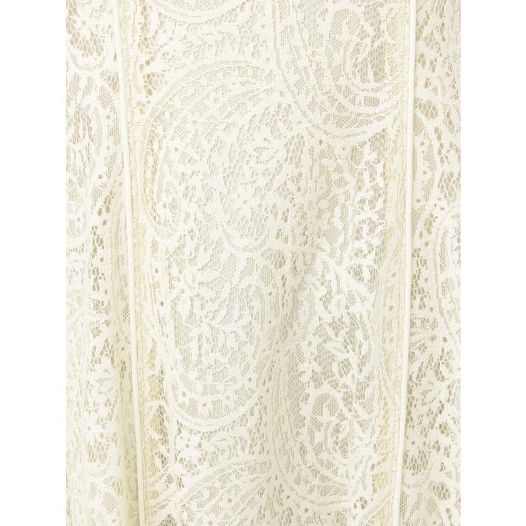 レースパイピングロングワンピース | MERCURYDUO | 詳細画像40 