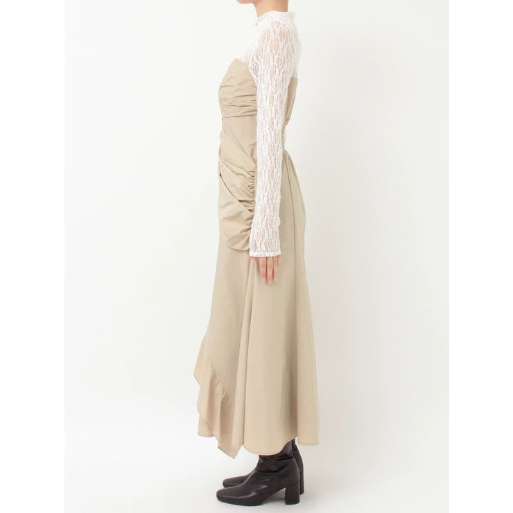 ギャザードレープドッキングワンピース | MERCURYDUO | 詳細画像15 