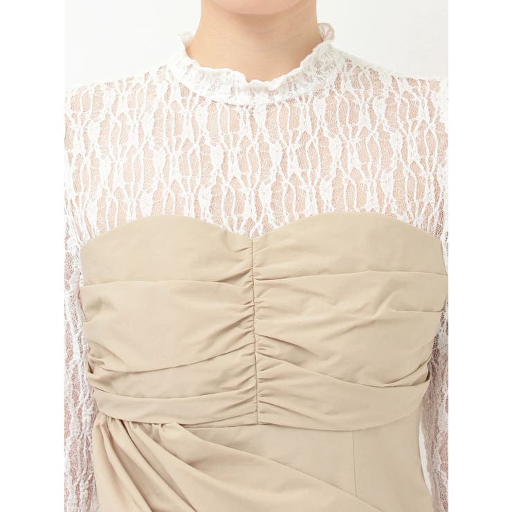 ギャザードレープドッキングワンピース | MERCURYDUO | 詳細画像17 