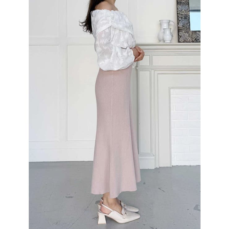 ブラウスドッキングニットワンピース | MERCURYDUO | 詳細画像13 