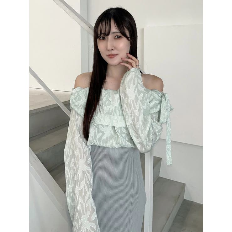 ブラウスドッキングニットワンピース | MERCURYDUO | 詳細画像18 