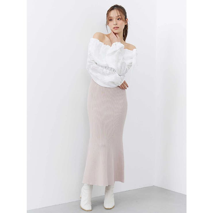 ブラウスドッキングニットワンピース | MERCURYDUO | 詳細画像2 