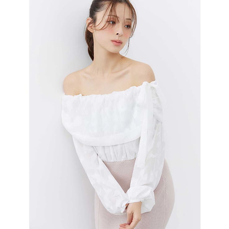 ブラウスドッキングニットワンピース | MERCURYDUO | 詳細画像4 