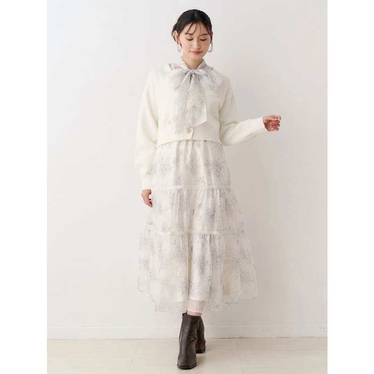 トワルドジュイボウタイウエストリブワンピース | MERCURYDUO | 詳細画像11 