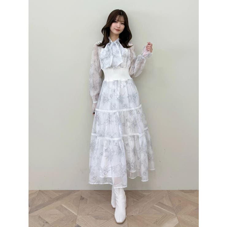 トワルドジュイボウタイウエストリブワンピース | MERCURYDUO | 詳細画像18 