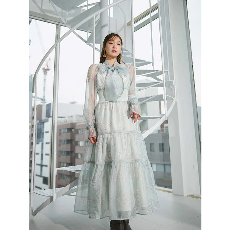 トワルドジュイボウタイウエストリブワンピース | MERCURYDUO | 詳細画像2 