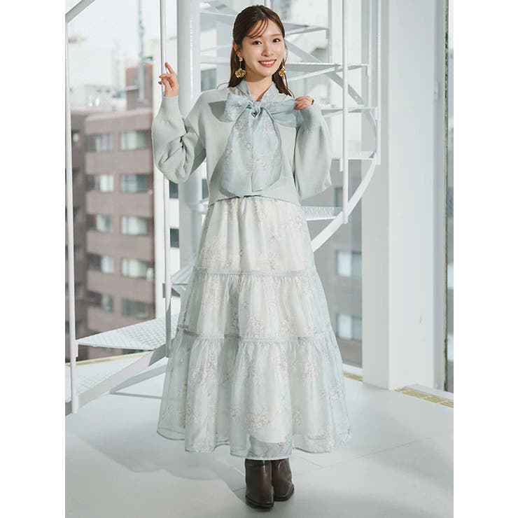 トワルドジュイボウタイウエストリブワンピース | MERCURYDUO | 詳細画像4 