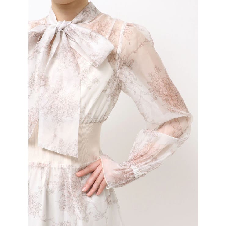 トワルドジュイボウタイウエストリブワンピース | MERCURYDUO | 詳細画像43 