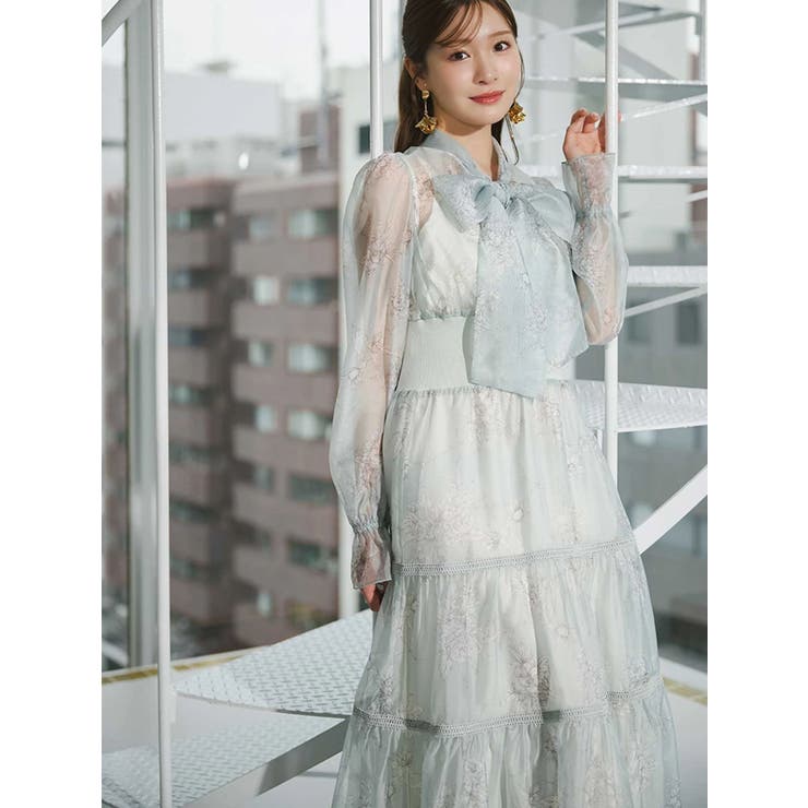 トワルドジュイボウタイウエストリブワンピース | MERCURYDUO | 詳細画像5 