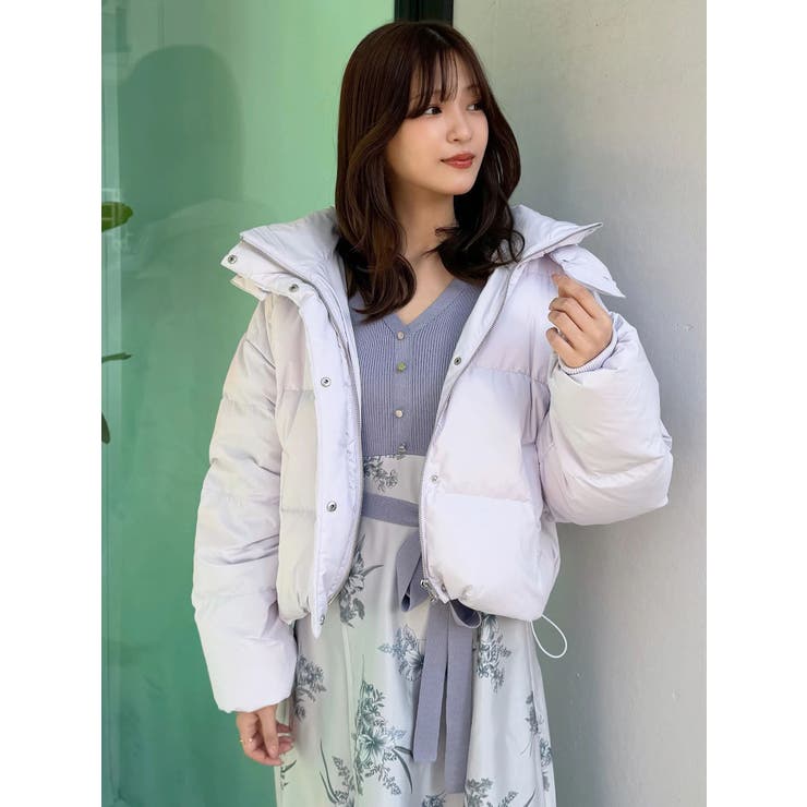 ブーケ花柄ニットドッキングワンピース | MERCURYDUO | 詳細画像36 