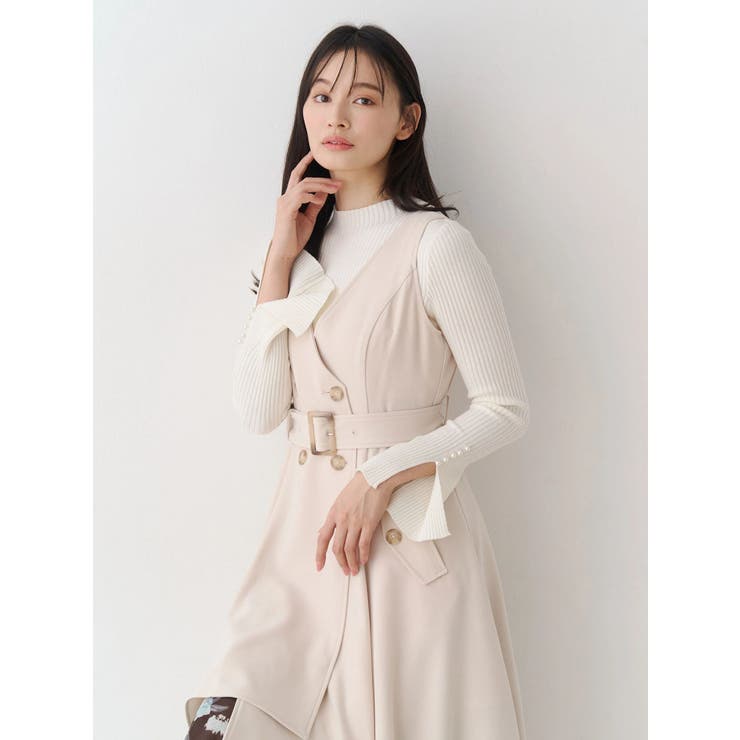 【セットアップ着用可】トレンチライクジャンスカ | MERCURYDUO | 詳細画像11 