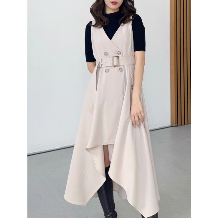 【セットアップ着用可】トレンチライクジャンスカ | MERCURYDUO | 詳細画像13 