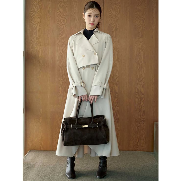 【セットアップ着用可】トレンチライクジャンスカ | MERCURYDUO | 詳細画像3 