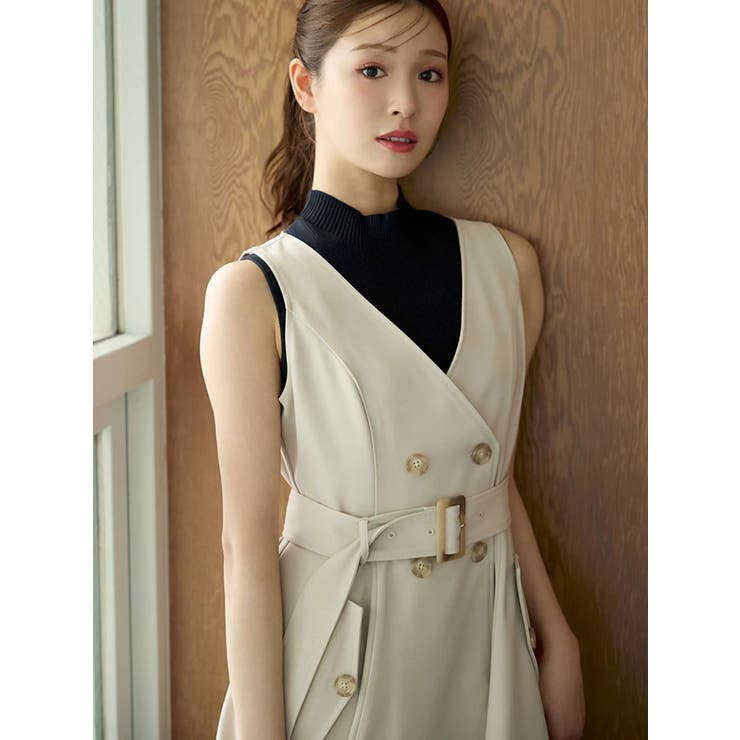 【セットアップ着用可】トレンチライクジャンスカ | MERCURYDUO | 詳細画像5 