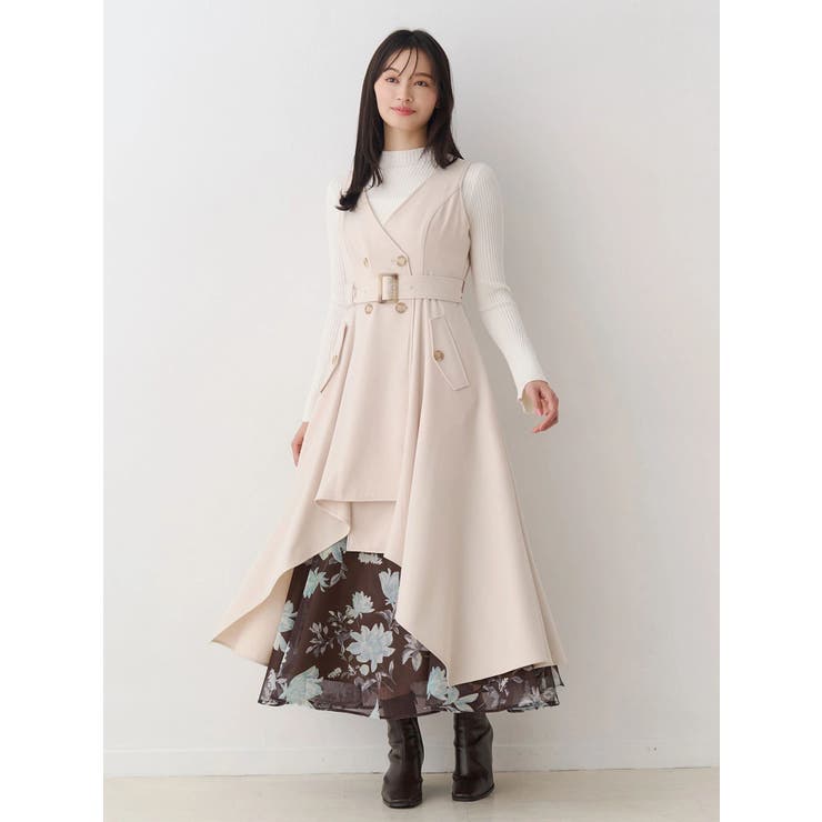 【セットアップ着用可】トレンチライクジャンスカ | MERCURYDUO | 詳細画像9 