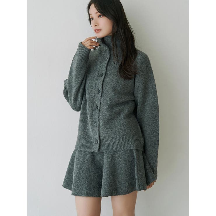 グレー | 【追加生産】メランジニットセットアップ | MERCURYDUO