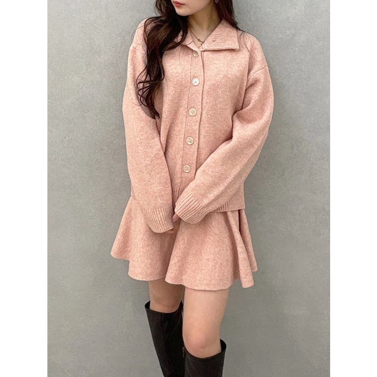 ピンク | 【追加生産】メランジニットセットアップ | MERCURYDUO