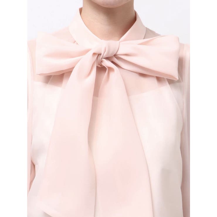 オーガンジービッグボウタイブラウス | MERCURYDUO | 詳細画像39 