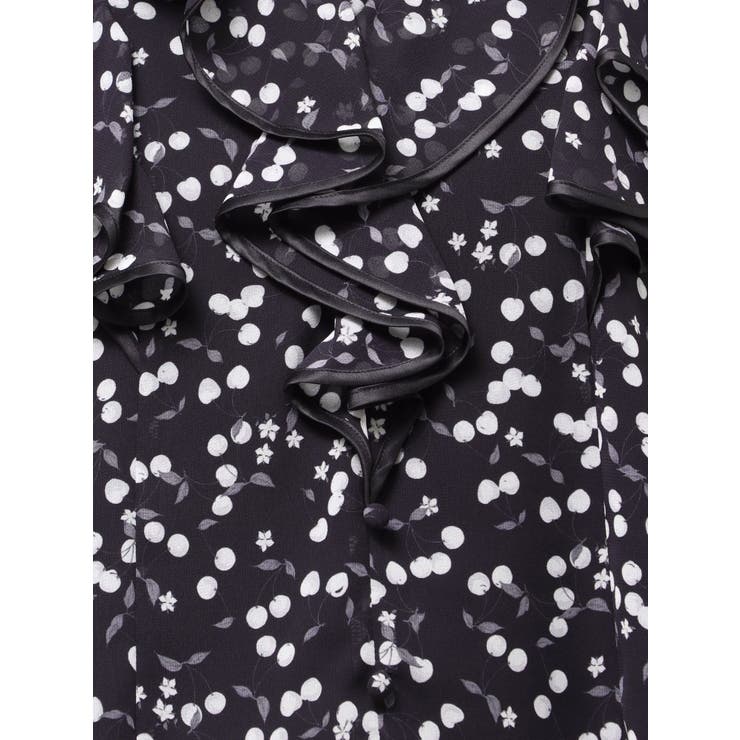 ダブルラッフルバイカラーパイピングブラウス | MERCURYDUO | 詳細画像39 