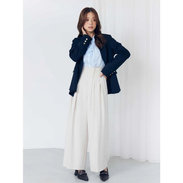 シフォンロングスリーブラッフルブラウス | MERCURYDUO | 詳細画像11 