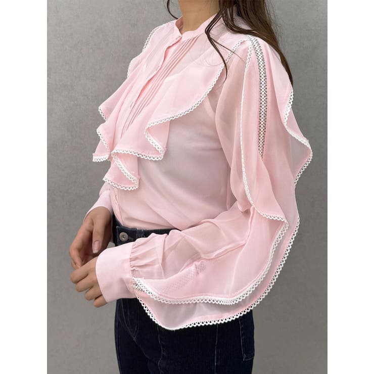 ポイントレースブラウス | MERCURYDUO | 詳細画像12 