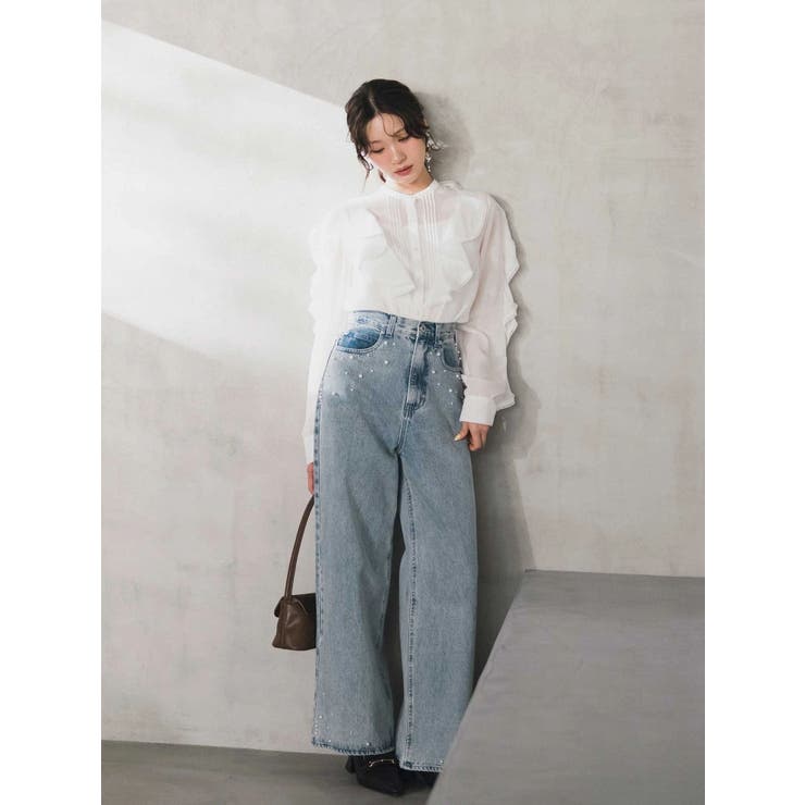 ポイントレースブラウス | MERCURYDUO | 詳細画像5 