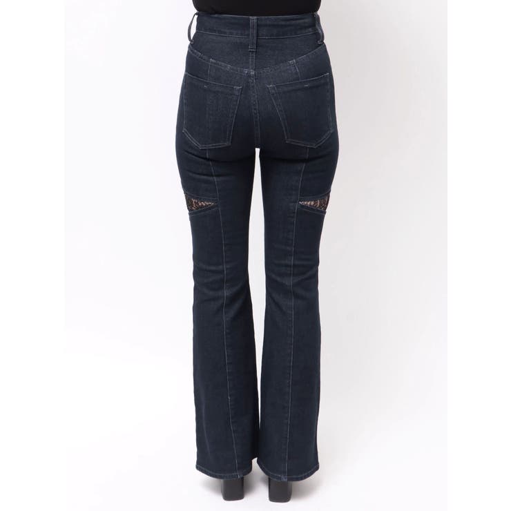 レーストリミングカットアウトデニムパンツ | MERCURYDUO | 詳細画像37 